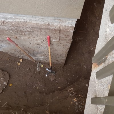 Foundation excavation